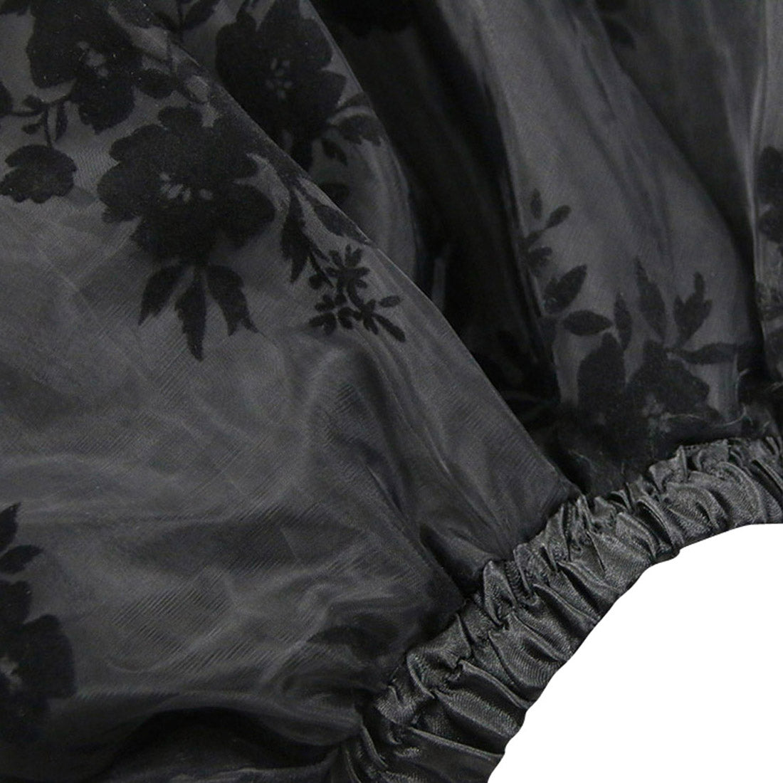 Elegant Embroidery Long Sleeves Lace Up Steel Boned Corset Dress Cosplay Costume