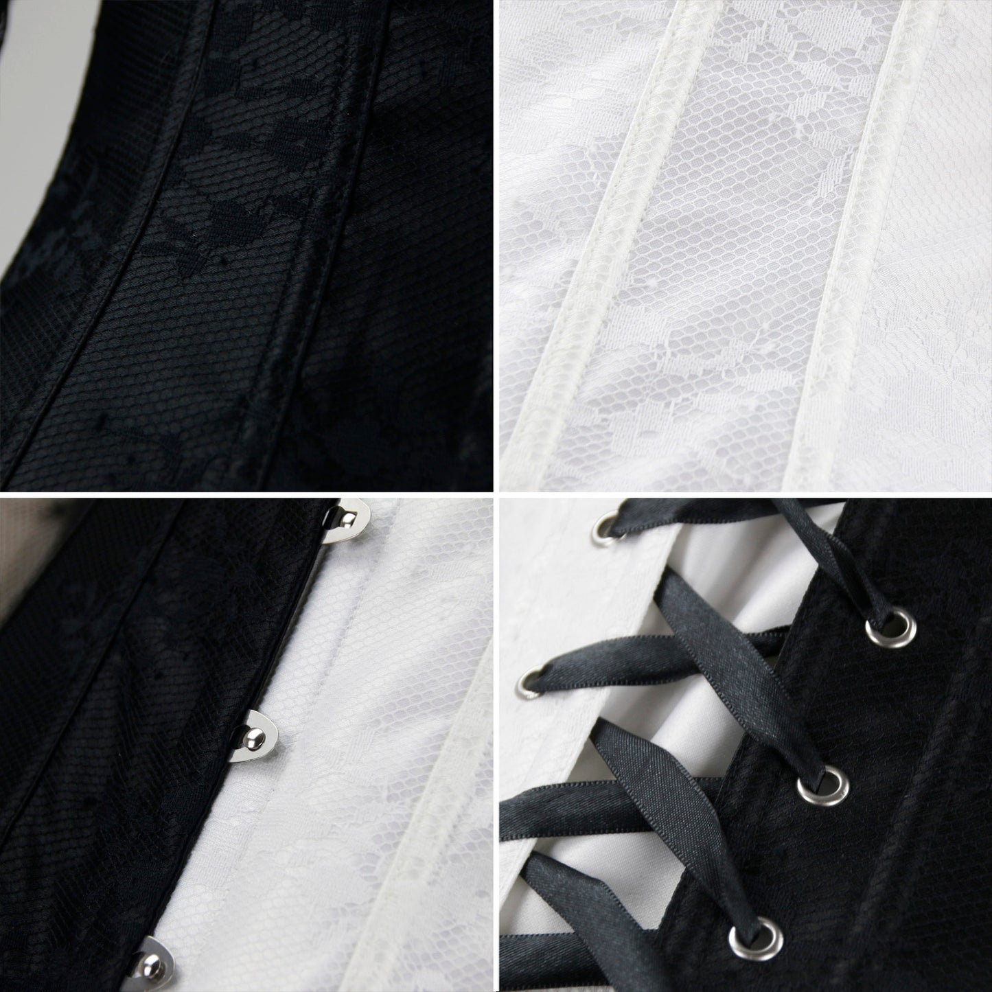 Elegant Vintage Lace Up Off Shoulder Ruffled Jacquard Waist Training Corset Top