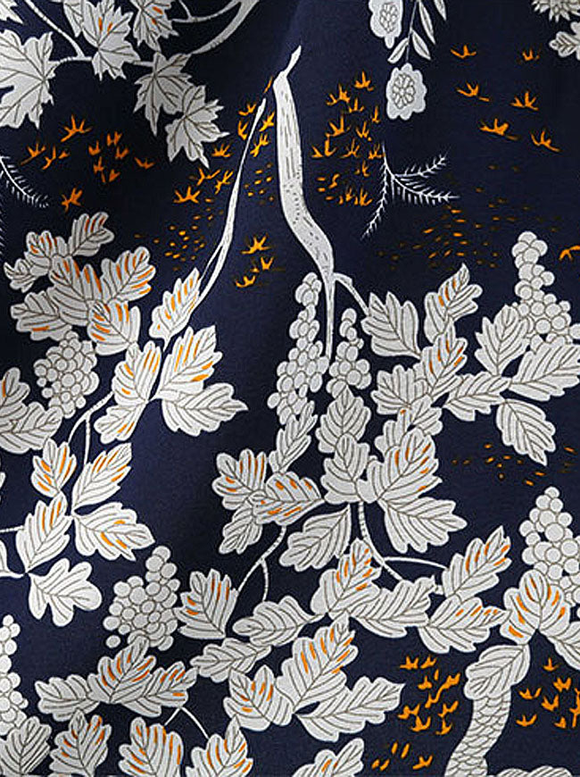 Fancy Floral Printed Sleeveless Round Neck Pleated A Line Swing Dress