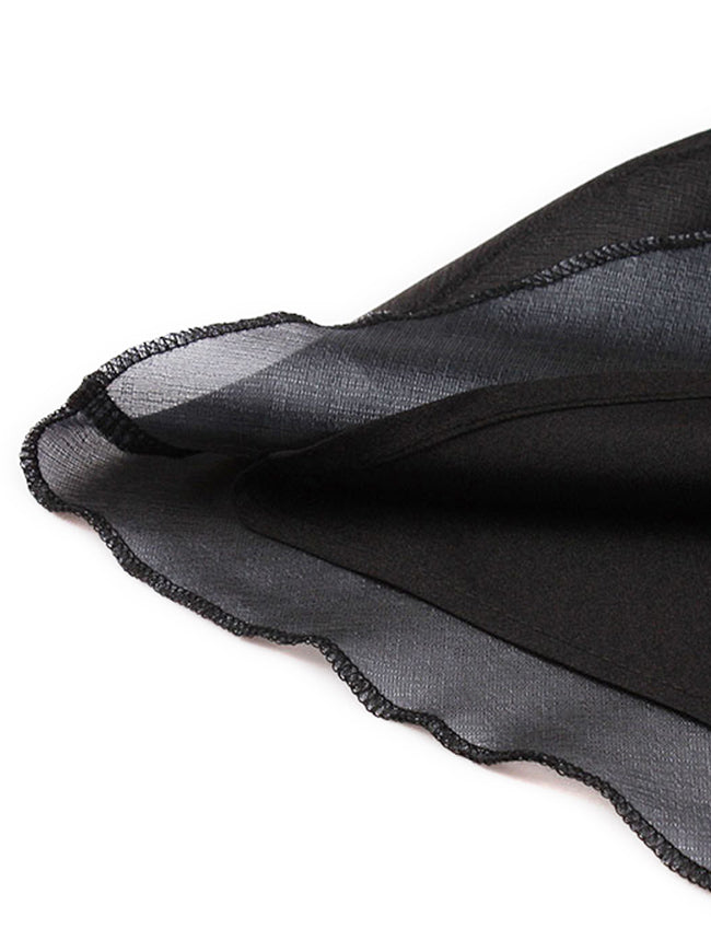 50s 60s Fashion Floral Round Neck High Waist Fit and Flare Cocktail Dress