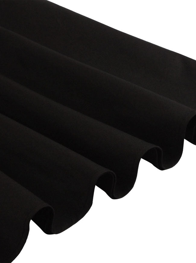 Elegant Vintage Retro Round Neck Half Sleeve Knee Length Tea Dress