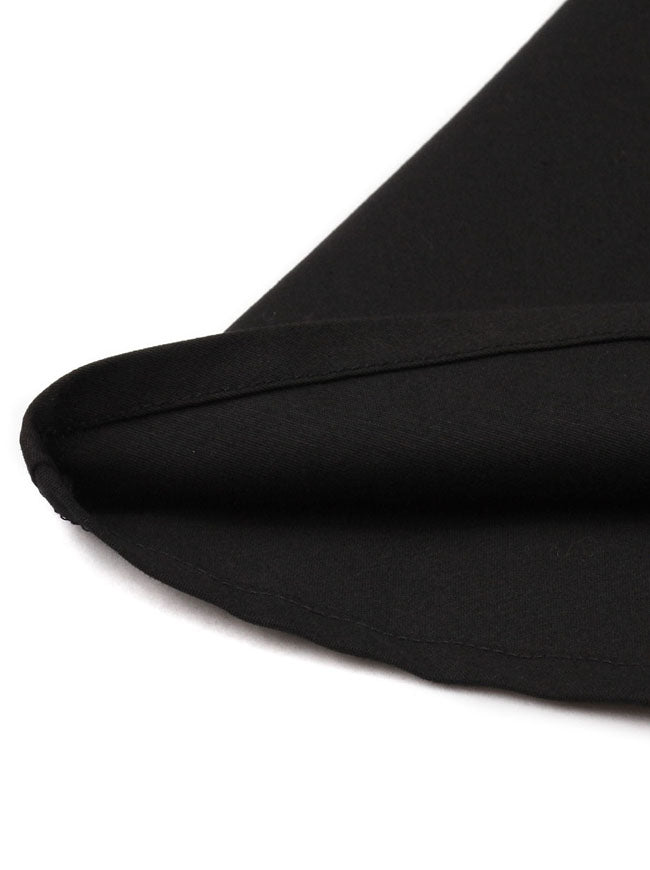 High Quality Casual All-match Knee Length Flared Wedding Guest Daily Swing Dress Detail View