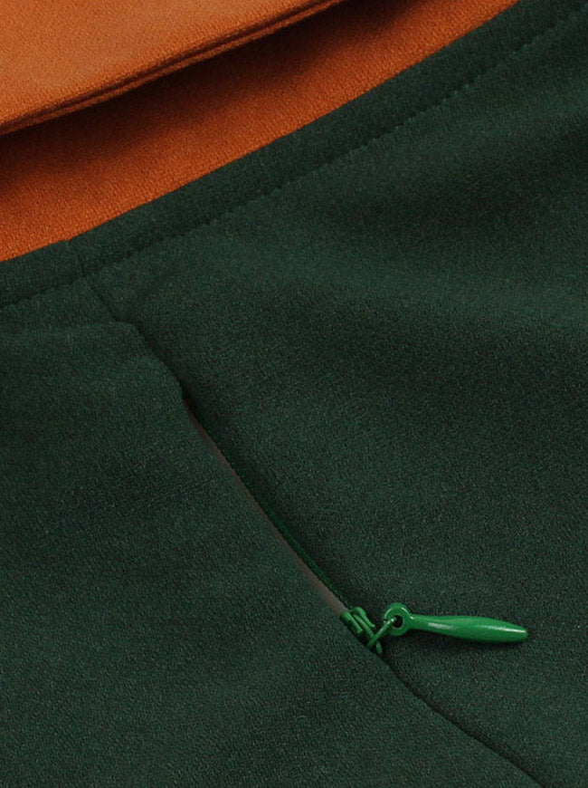 50s Vintage Retro Style Short Sleeve Fit and Flare Dress with Belt