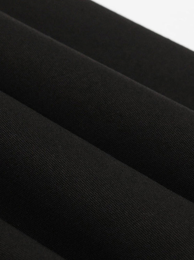 40s Retro Natural High Quality Casual Sleeveless Knee Length Tea Party Cocktail Dress Detail View