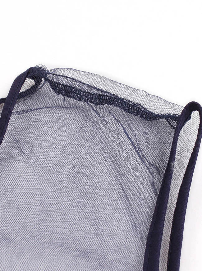 Fashion All-match Women Pleats Round Neck Date Sleeveless Knee Length A-Line Swing Dress