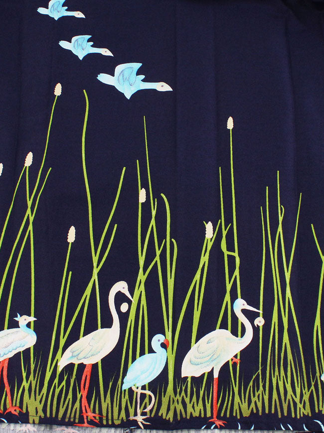 Fit and Flare Sleeveless Printed Vintage Homecoming Tea Party Evening Party Holiday Semi Formal High Waist Dress Detail View