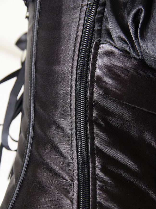 Elegant Gothic Gathered Bust Tight Body Shaper Corset Costume