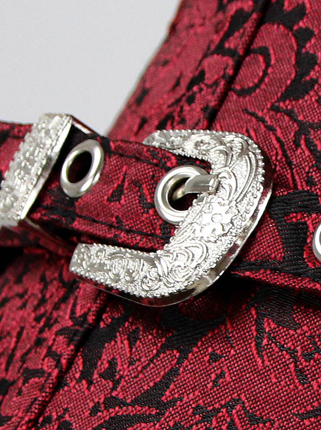 Steampunk Goth Retro Clubwear Party Cosplay Costume Corset Vest