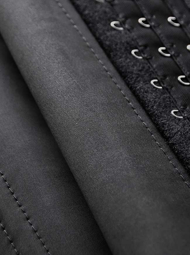 Shapewear Waist Trainer Sport Latex Waist Trainer Steel Boned Long Corset Detail View