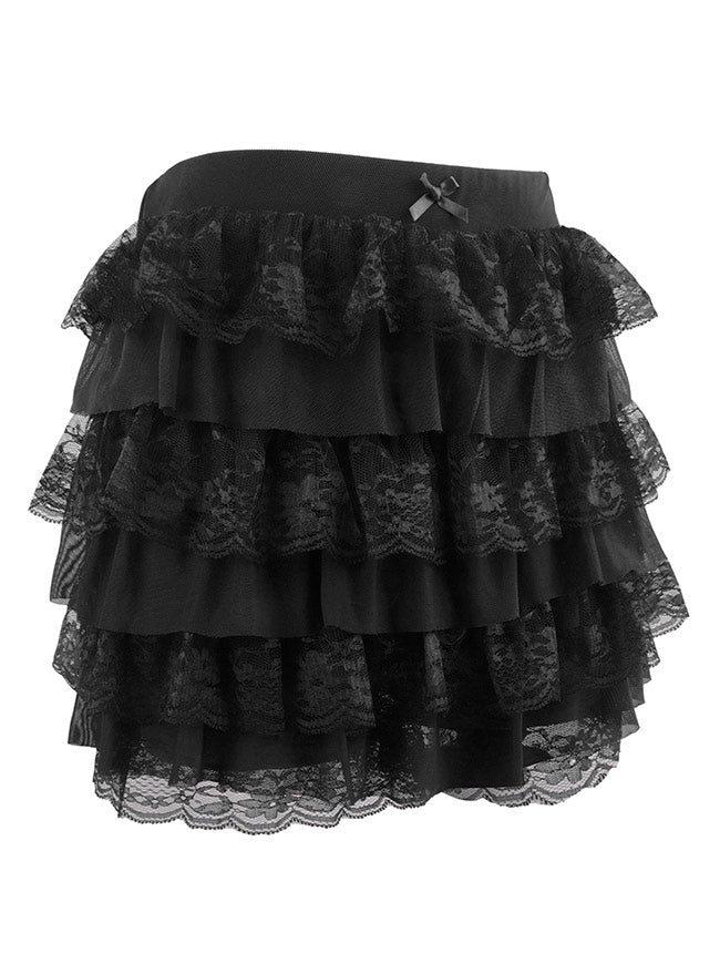 Lace Coquette Boy Shorts for Women Summer Back View