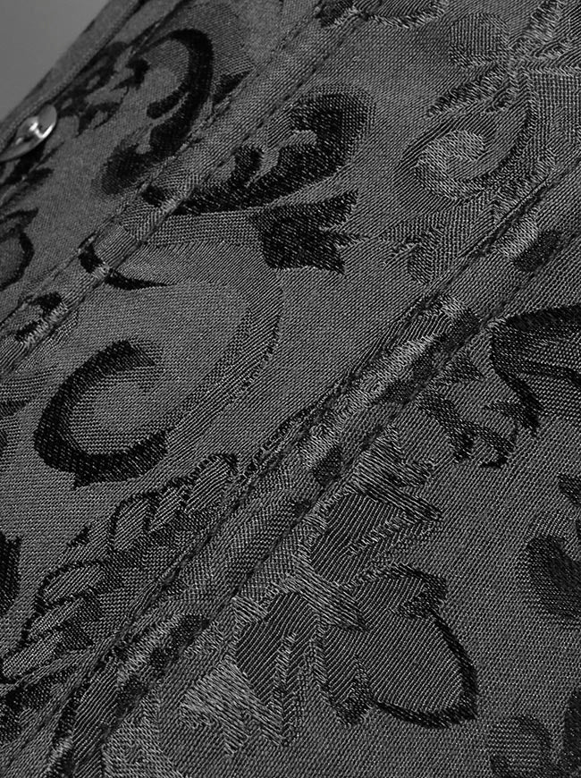 Retro Victorian Burlesque Baroque Corset Detail View-2