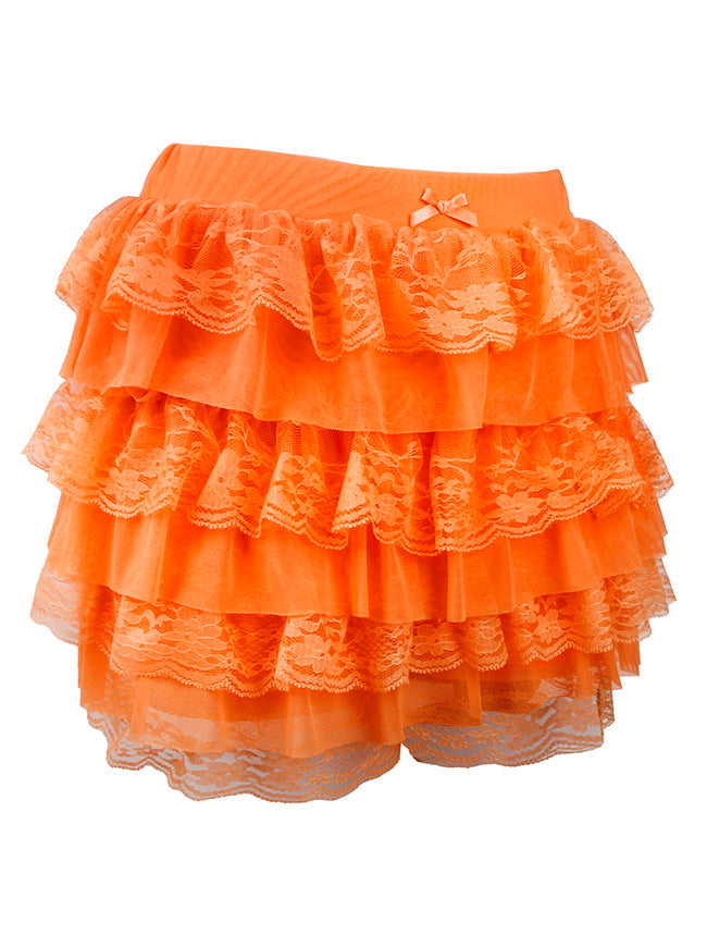 Lace Skirt Pettipants Short for Women Summer Back View