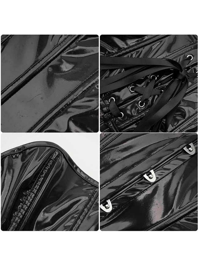 Womens Push Up Bustier Corset Top Detail View