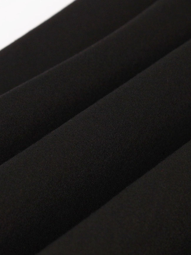 195s Retro Noble Courtlike Cocktail Party Evening Swing Fitted Babydoll Midi Dress Detail View