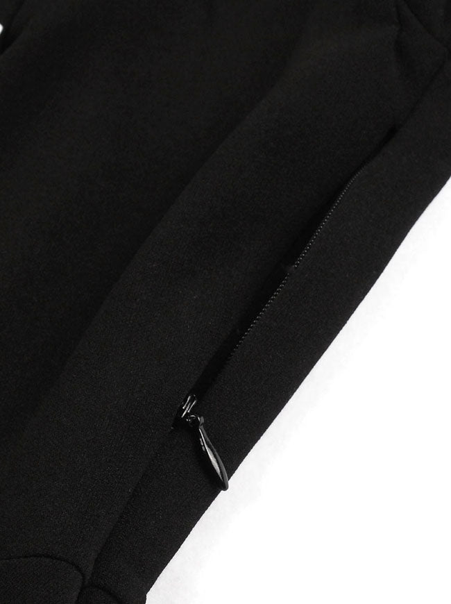 Casual All-match Women Vintage Inspired Wear to Work Rockabilly Midi A-Line Dress Detail View