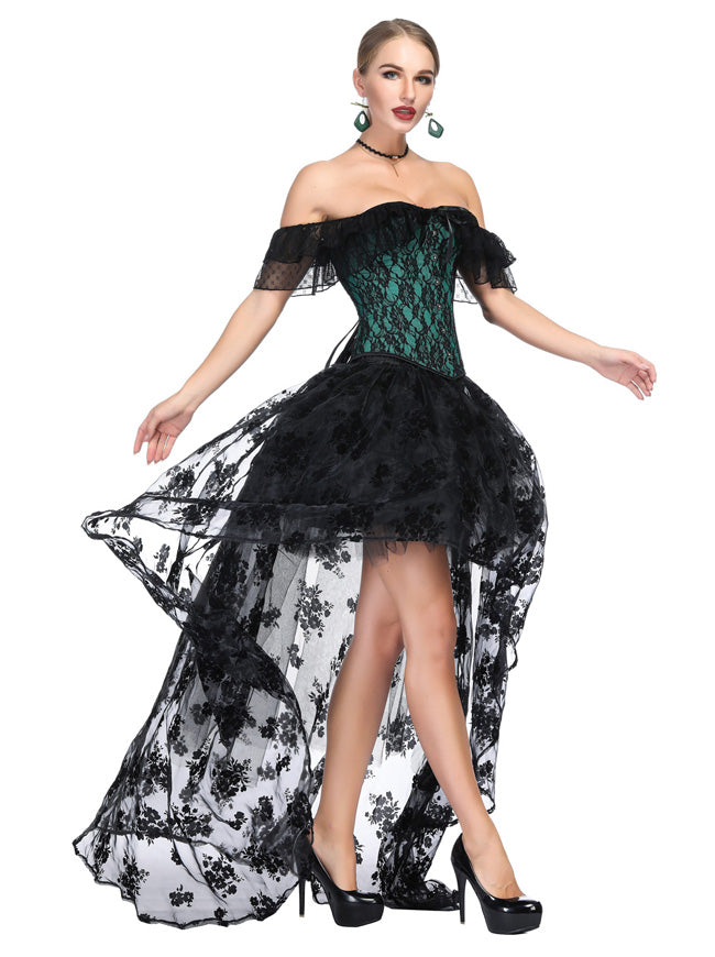 Strapless Sexy Gothic Victorian Shapewear Wedding Corset Dress