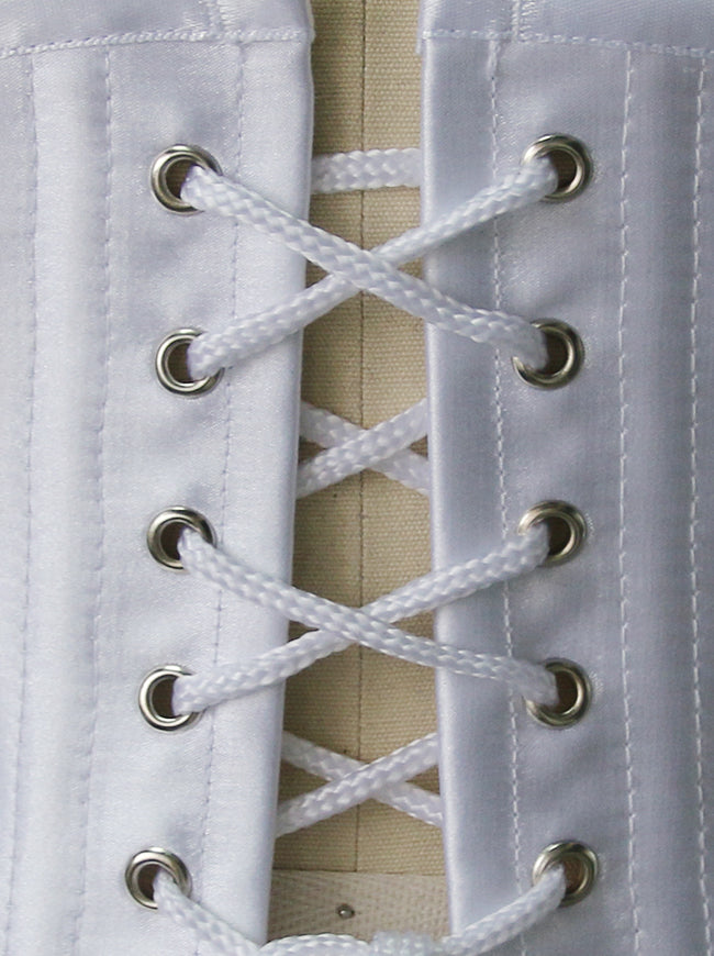 Lace Up Trimmer Spiral Steel Boned Short Heavy Duty Underbust Corset