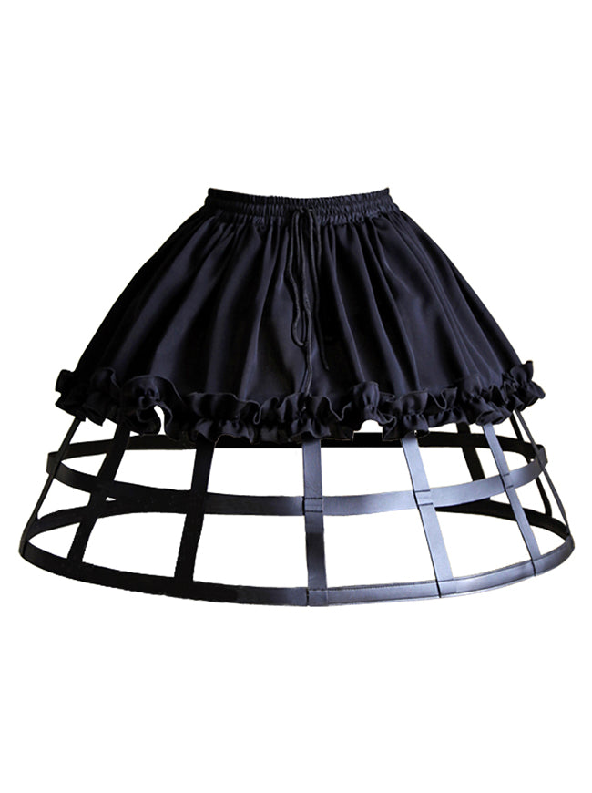 Fashion Short Petticoat Skirt Steampunk Crinoline Underskirt Main View